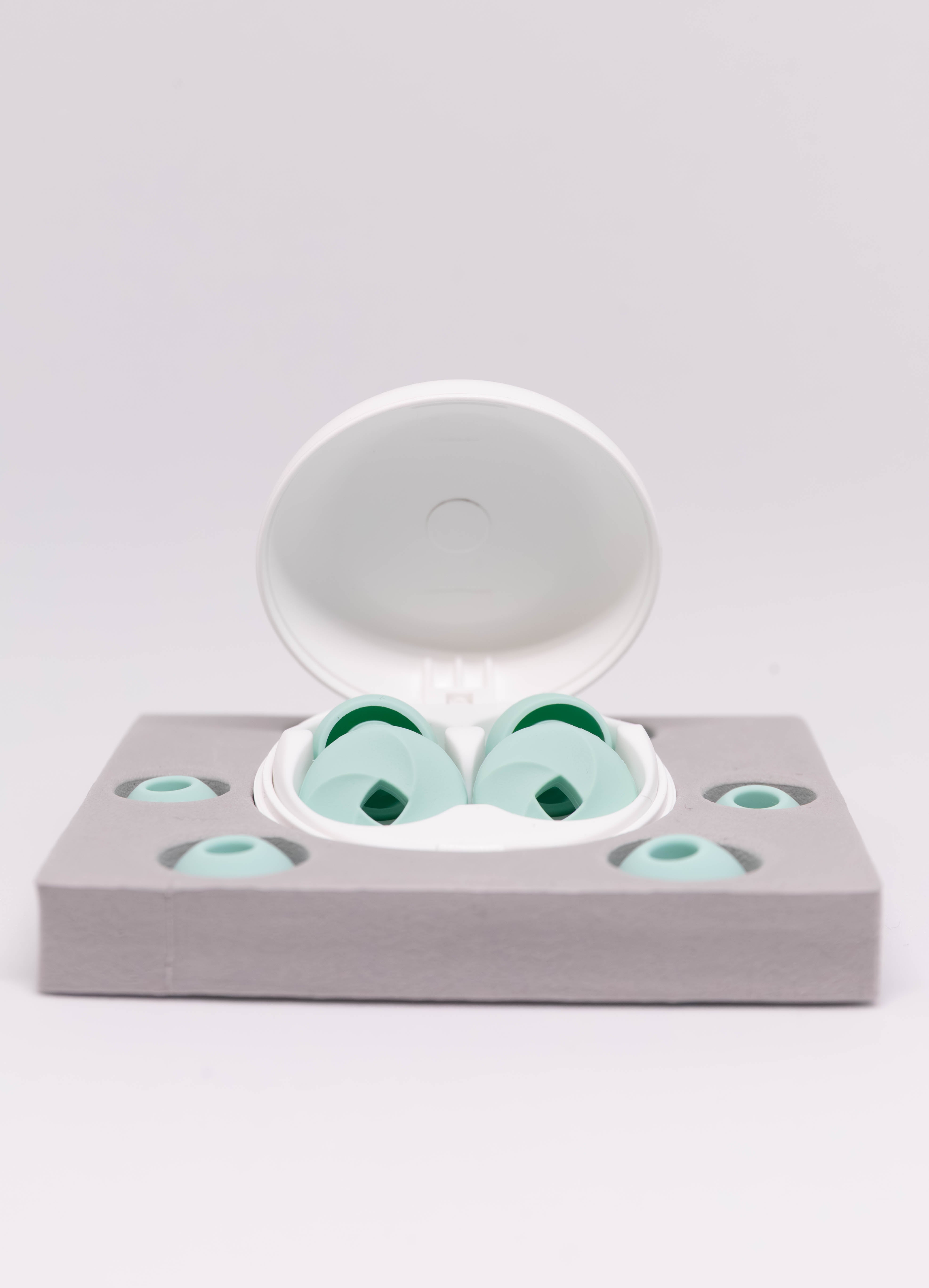 Noise-Reduction Earplugs - Mint Green