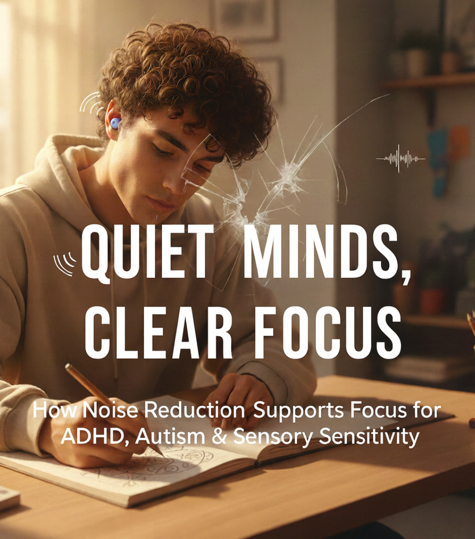 How Noise Reduction Supports Focus for ADHD, Autism & Sensory Sensitivity